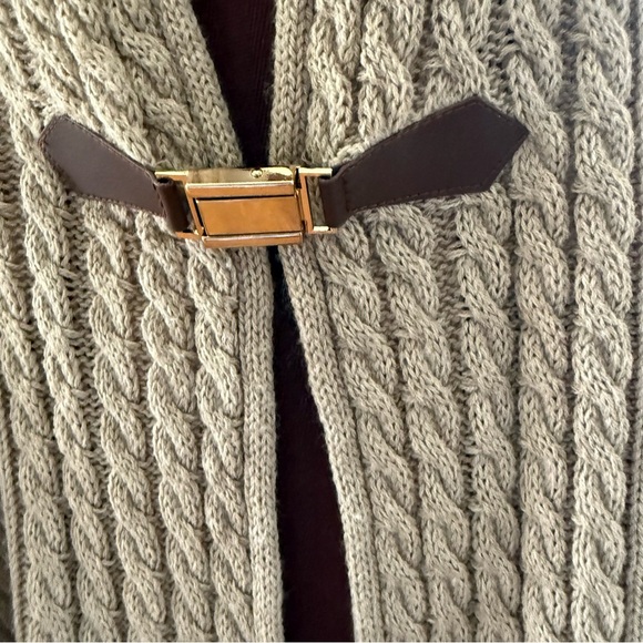 One A Tan Cable Knit Cardigan - Picture 11 of 11